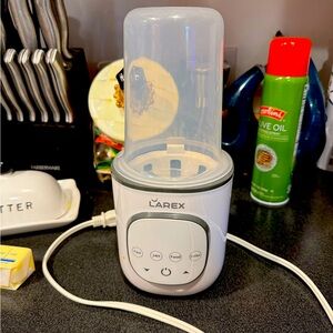 Larex White Baby Bottle Warmer